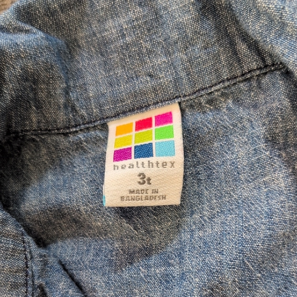 Healthtex Blue Denim Dress - Picture 2 of 3